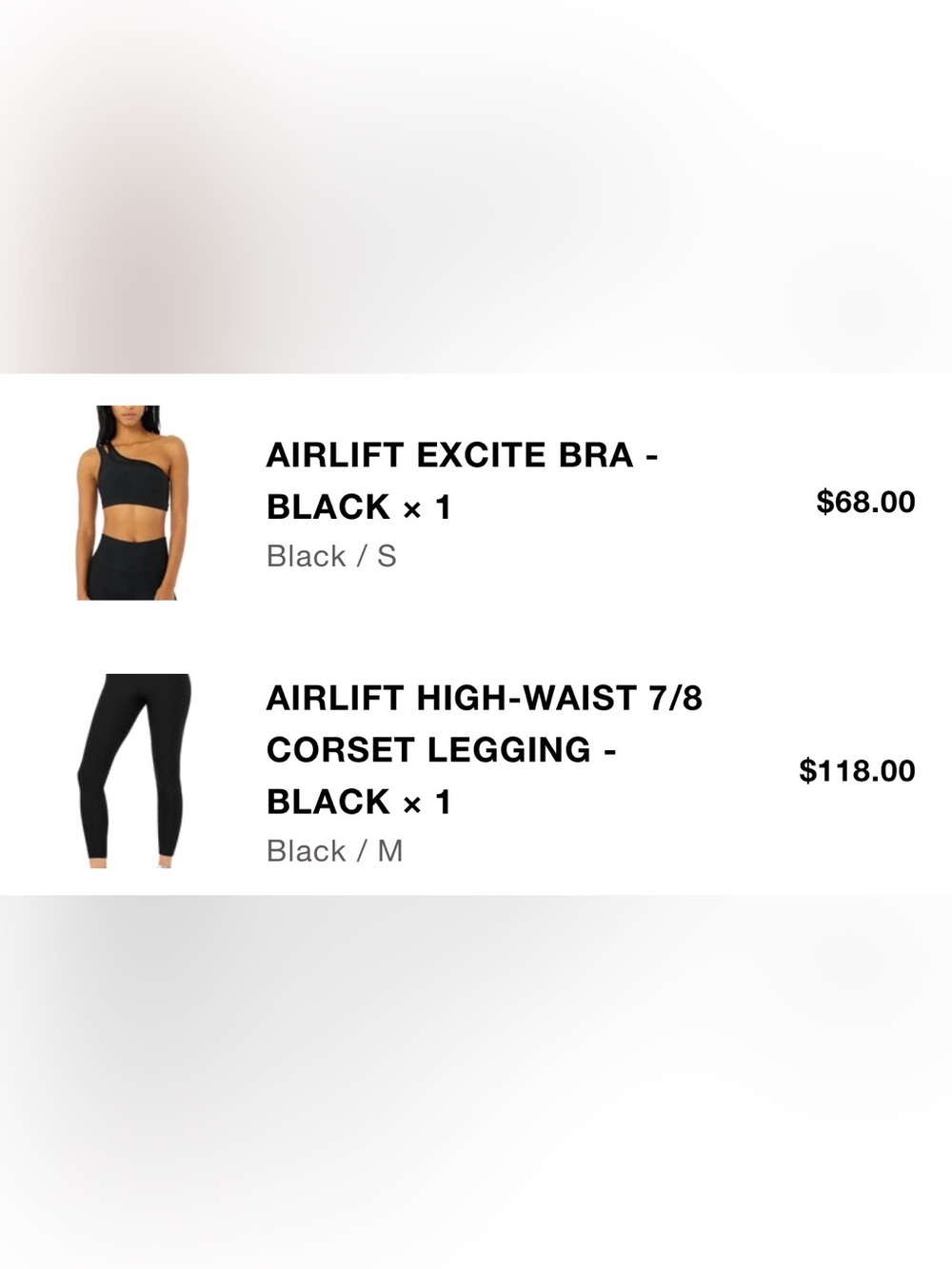 ALO AIRLIFT HIGH-WAIST 7/8 CORSET LEGGING - BLACK - Picture 2 of 6